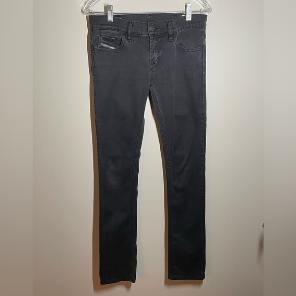 DIESEL LIVY Black Jeans W 27 L 32 - Picture 2 of 15